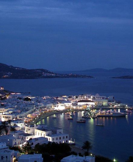 I.	Mykonos Island.  The spirit of holidays.